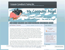 Tablet Screenshot of mycomputerangel.wordpress.com
