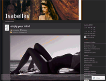 Tablet Screenshot of isabellas.wordpress.com