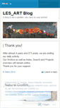 Mobile Screenshot of lesarten.wordpress.com