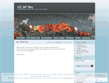 Tablet Screenshot of lesarten.wordpress.com