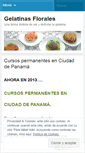 Mobile Screenshot of gelatinasflorales.wordpress.com