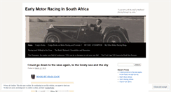 Desktop Screenshot of earlymotorracinginsouthafrica.wordpress.com