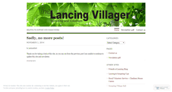 Desktop Screenshot of lancingvillager.wordpress.com