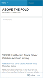 Mobile Screenshot of abovethefold.wordpress.com