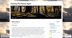 Desktop Screenshot of fanningtheflamesagain.wordpress.com