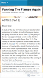 Mobile Screenshot of fanningtheflamesagain.wordpress.com