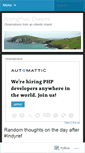 Mobile Screenshot of aonghusdwane.wordpress.com