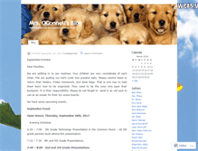 Tablet Screenshot of aoconnelldps.wordpress.com