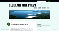 Desktop Screenshot of bluelakefreepress.wordpress.com