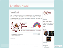 Tablet Screenshot of mysherbethead.wordpress.com