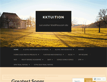 Tablet Screenshot of kktution.wordpress.com