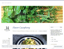 Tablet Screenshot of justcleanfood.wordpress.com