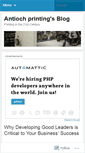 Mobile Screenshot of antiochprinting.wordpress.com