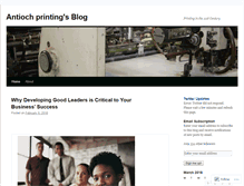 Tablet Screenshot of antiochprinting.wordpress.com