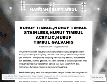 Tablet Screenshot of hargahuruftimbul.wordpress.com