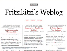 Tablet Screenshot of fritzikitzi.wordpress.com