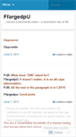 Mobile Screenshot of ffargedpu.wordpress.com