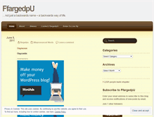 Tablet Screenshot of ffargedpu.wordpress.com