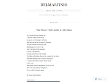 Tablet Screenshot of delmartinio.wordpress.com