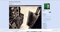 Desktop Screenshot of katarzynasakowska.wordpress.com