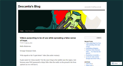Desktop Screenshot of descantia.wordpress.com