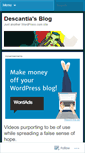 Mobile Screenshot of descantia.wordpress.com