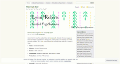Desktop Screenshot of omtatsatyoga.wordpress.com