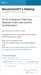 Mobile Screenshot of macphisto007.wordpress.com