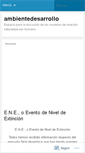 Mobile Screenshot of ambientedesarrollo.wordpress.com