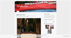 Desktop Screenshot of everydaychaos.wordpress.com