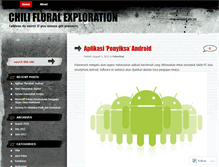Tablet Screenshot of chilifloral.wordpress.com