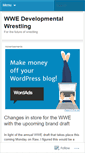 Mobile Screenshot of developmentalwrestling.wordpress.com