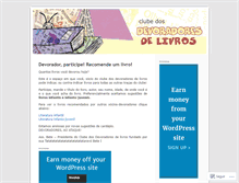 Tablet Screenshot of devoradoresdelivros.wordpress.com