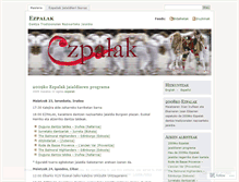 Tablet Screenshot of ezpalak.wordpress.com