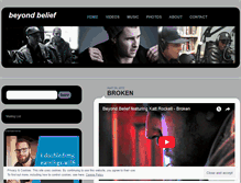 Tablet Screenshot of beyondbeliefmusic.wordpress.com