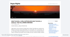 Desktop Screenshot of lvegasnights.wordpress.com