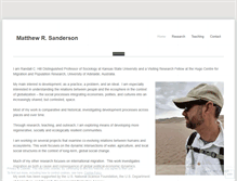 Tablet Screenshot of matthewsanderson.wordpress.com