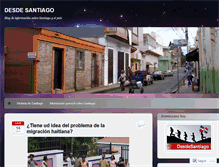 Tablet Screenshot of desdesantiago.wordpress.com