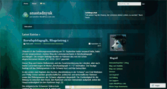 Desktop Screenshot of anastadnyuk.wordpress.com