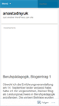 Mobile Screenshot of anastadnyuk.wordpress.com