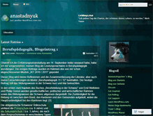 Tablet Screenshot of anastadnyuk.wordpress.com