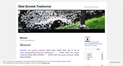 Desktop Screenshot of obatgondoktradisionalcom.wordpress.com