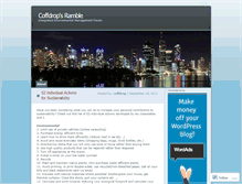 Tablet Screenshot of coffdrop.wordpress.com