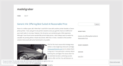 Desktop Screenshot of madeligraber.wordpress.com