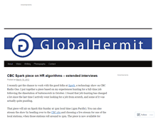 Tablet Screenshot of globalhermit.wordpress.com