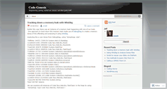 Desktop Screenshot of codetaco.wordpress.com