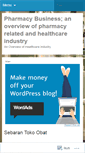 Mobile Screenshot of bisnisfarmasi.wordpress.com