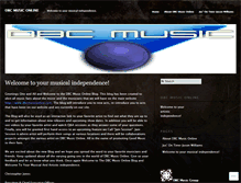 Tablet Screenshot of dbcmusiconline.wordpress.com