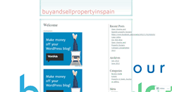 Desktop Screenshot of buyandsellpropertyinspain.wordpress.com