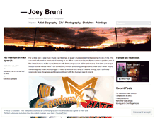 Tablet Screenshot of joeybruni.wordpress.com